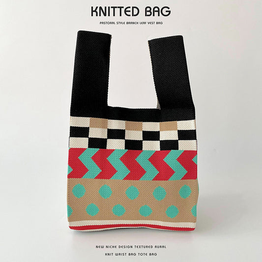 Knitted Bag 2 - Green